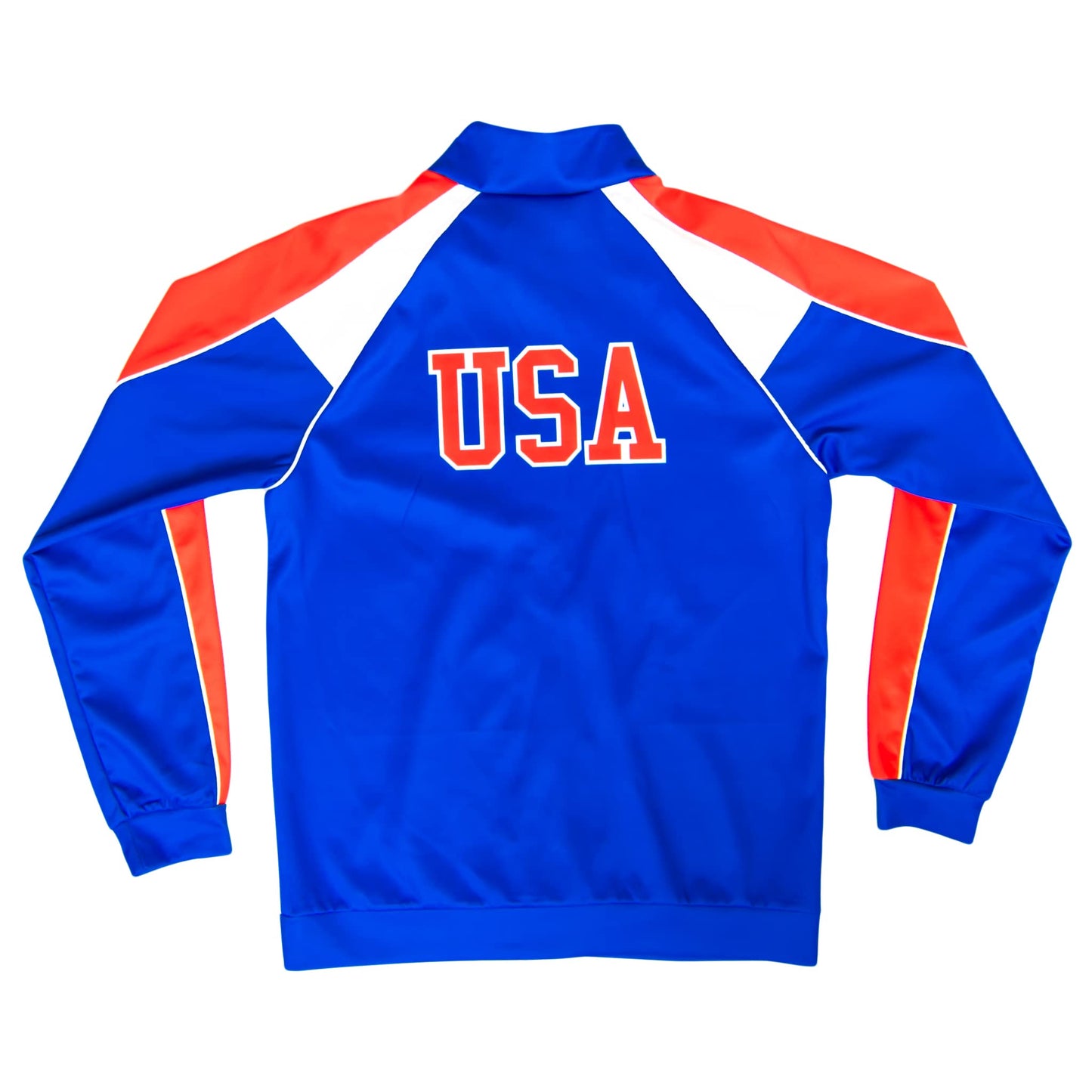Costume Agent Beer Fest USA Blue and Red Tracksuit Jacket and Pants Halloween Costume Cosplay, Blue