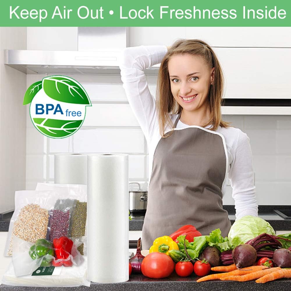 O2frepak Vacuum Sealer Bags - 100 Pint, 6" x 10" | BPA-Free & Puncture-Resistant for Sous Vide