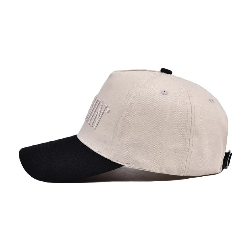 YiCoogius Mommin Trucker Hat for Women Men Vintage Embroidered Mom Baseball Cap Adjustable Canvas Vintage Hat for Casual Wear Beige