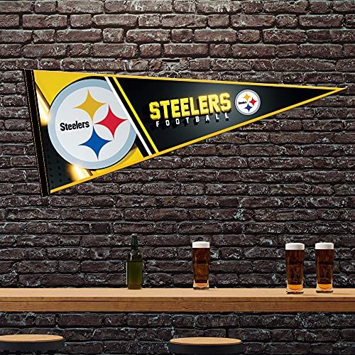 NFL Football Felt Pennant - 12x30 Inch Wall Décor for Home