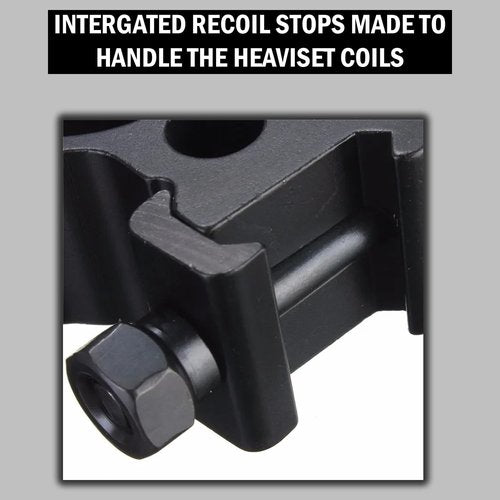 360 TACTICAL Triple Rail Weaver Picatinny Scope Mount Scope Ring Flashlight Mount (Pack of 2)