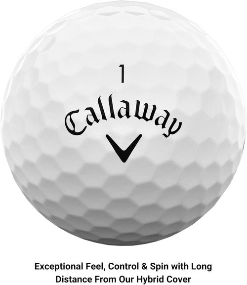 Callaway Golf Supersoft Golf Balls - Exceptional Distance & Soft Feel | 12-Pack White