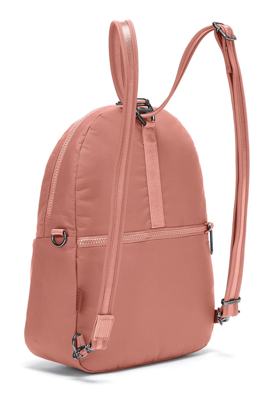 Pacsafe Women's Citysafe CX Anti Theft Convertible Backpack-Fits 11" Tablet, ECONYL Rose
