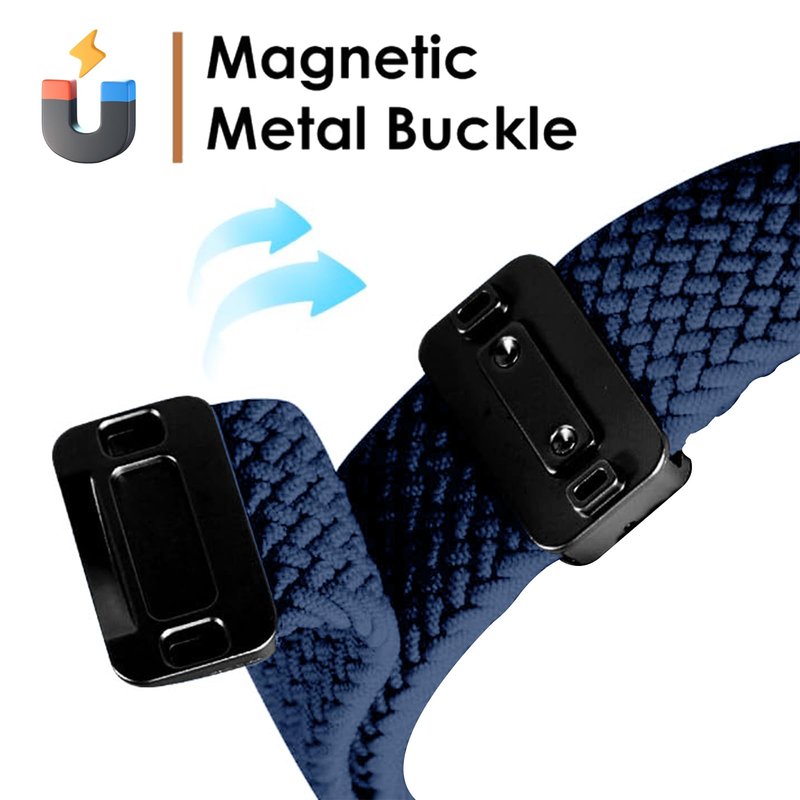 SUGARJAR Nylon Sport Band Compatible with Amazfit Helio, Breathable, Adjustable Replacement Band For Man Woman