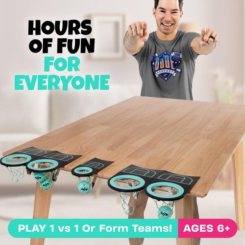 Dude Perfect Tabletop Roll Game - Fun Target Toss for Kids & Adults | Perfect for Family Game Night & Parties