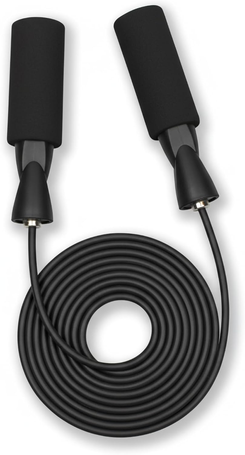 XYLsports Jump Rope - Adjustable PVC Exercise Rope with Tangle-Free Design & Foam Handles for Cardio & Home Workouts