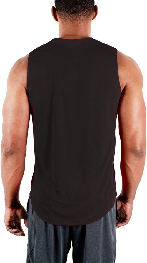 DEVOPS Men's Muscle Tank Tops - 3 Pack Dry Fit Sleeveless Shirts for Gym & Running | Quick-Dry Activewear