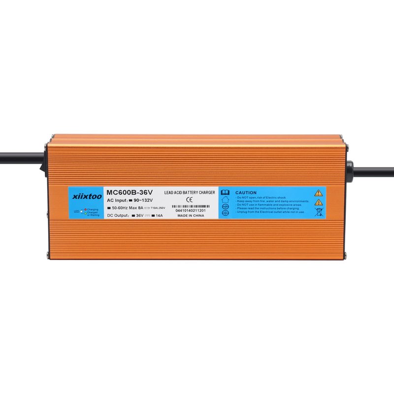 xiixtoo 14 AMP 36 Volt Golf Cart Battery Charger Replacement for 36 Volt Club Car, EZGO & Yamaha Golf Carts with Crowfoot Plug