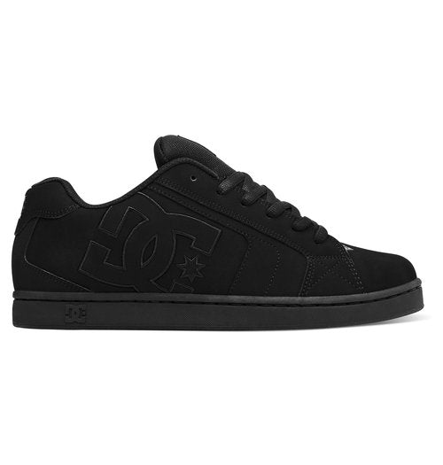 DC mens Net Skate Shoe, Black/Black/Black, 12 US