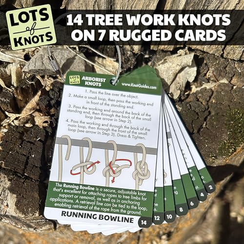 Arborist Knot Cards for Tree Climbing and Trimming by Lots of Knots