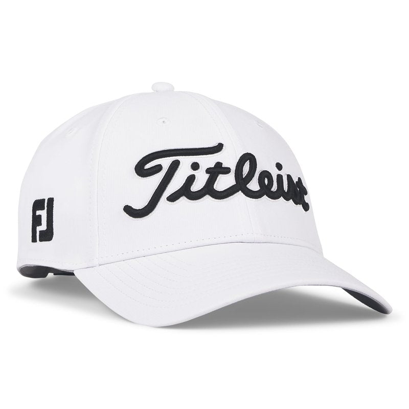 Titleist Tour Performance Golf Hat, White/Black