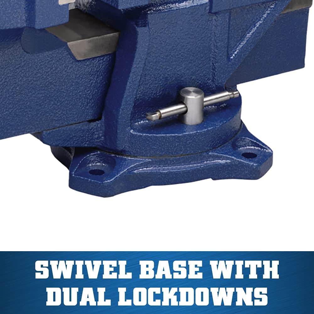 Wilton General Purpose Bench Vise, 4" Jaw Width, 3" Max Jaw Opening, 2-1/4" Throat (11104)