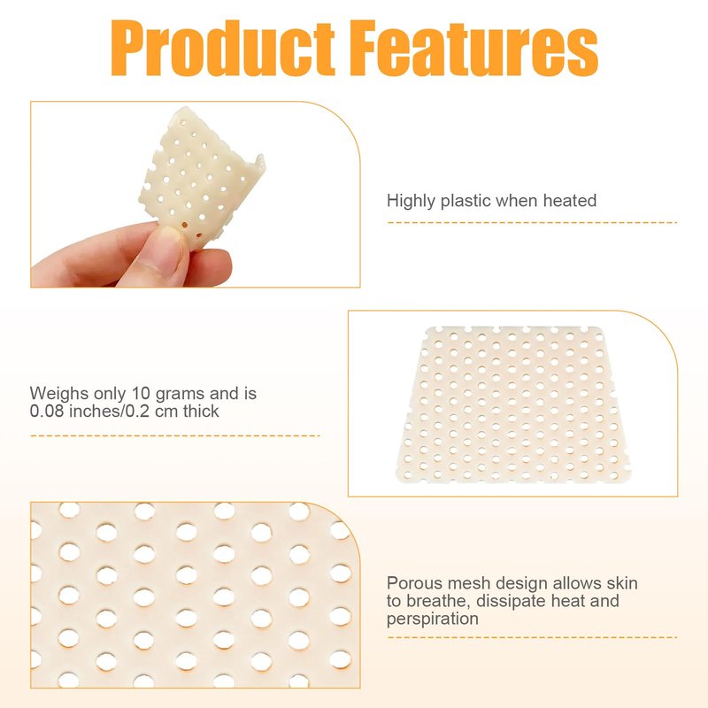 Thermoplastic Nasal Splint & Facial Lift Tape,Alcohol-Free,Electricity-Free Nose Fixation&Lifting Kit,Reusable Trapezoidal Nose Clip&Elastic Bandage,Beauty Care Accessories for Daily Use (6-Piece Set)