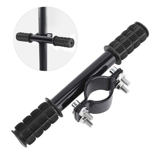 Scooter Children's Handlebar, Safety Scooter Kids Handle Grip Bar Electric Scooter Child Handrail for Electric Scooter(Black) Electric Car Scooter Supplies