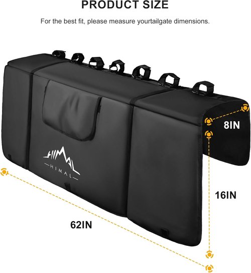 Himal Outdoors Tailgate Pad - Mountain Bike Protection with Tool Pockets | Durable & Versatile