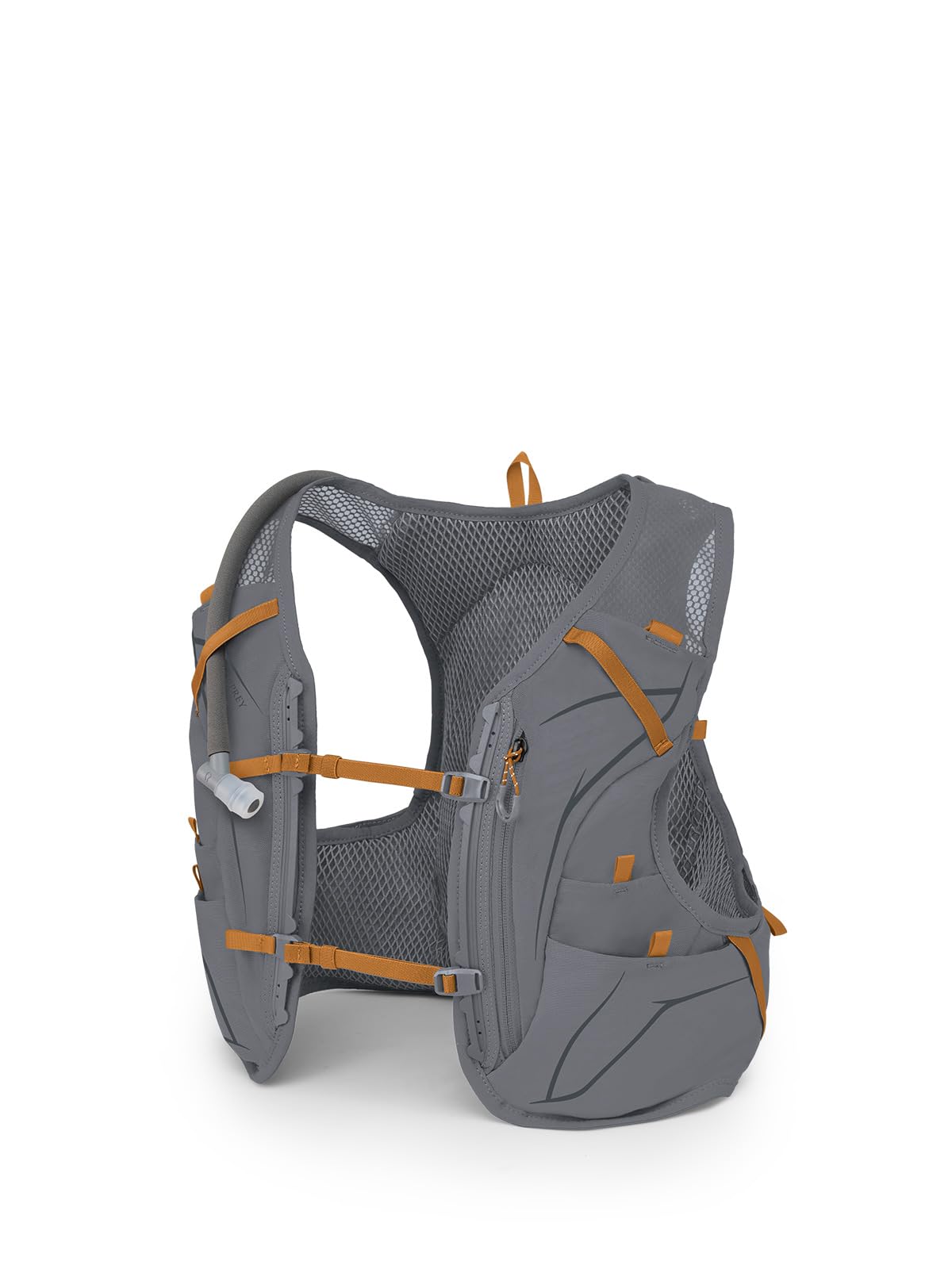 Osprey Duro 6L Men's Running Hydration Vest with Hydraulics Reservoir, Phantom Grey/Toffee Orange, Medium