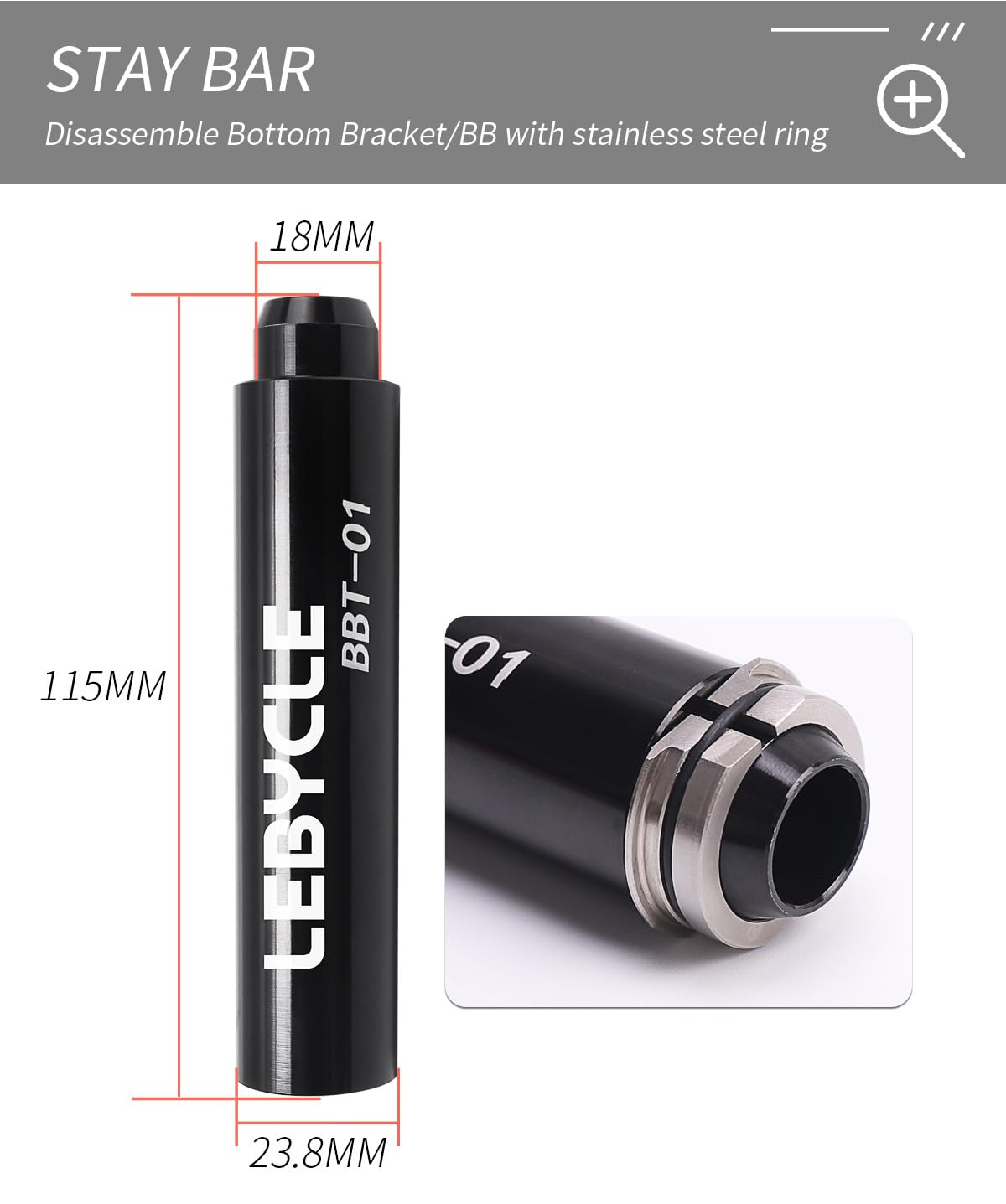 Bicycle Bearing Press Removal Tool，Bicycle Bearing Puller Install Tool, Bike Bottom Bracket Removal Tool Kit, Bicycle Bearing Press Kit BB73 BB86 BB30 BB91 BB92 PF30, MTB Road Bicycle Repair Tools