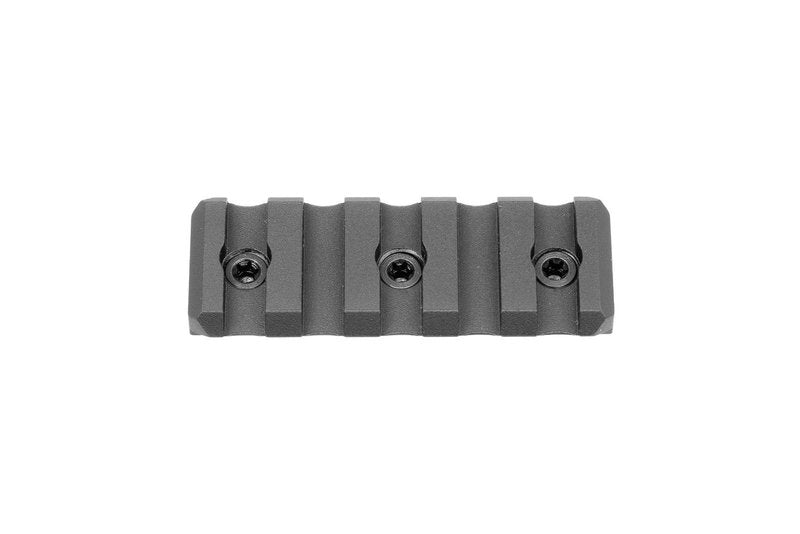 Arisaka Defense Low Profile Picatinny Rail KeyMod, 5 Slot, Black, LPR-K