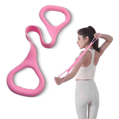 Figure 8 Fitness Resistance Band, Arm,Back Training Elastic Ropes, Workout Chest Arm and Shoulder Stretch Bands, Exercise Bands for Yoga, Pilates,Physical Therapy,Stretching (2)