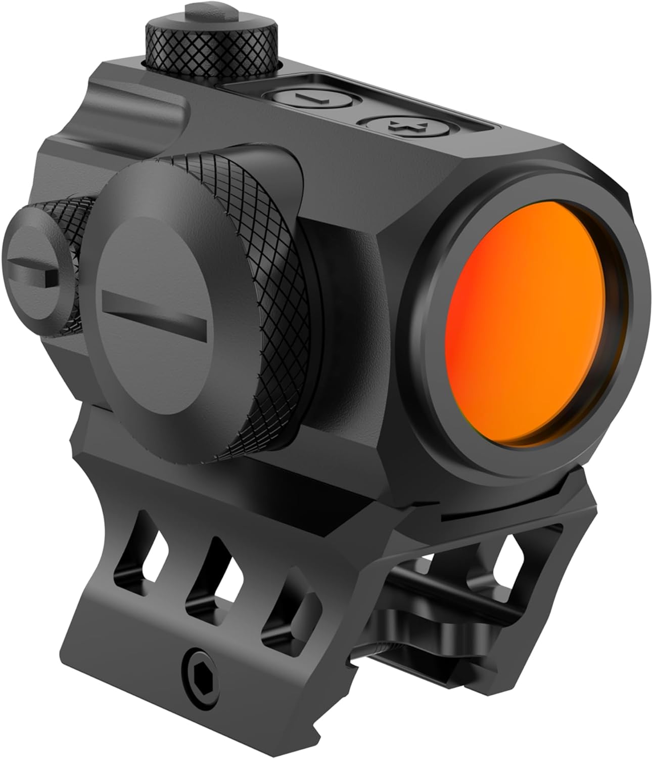 Red Dot Sight - Shake Awake 2 MOA Tactical Rifle Scope with 10 Brightness Settings | Compact 1X20mm Optics