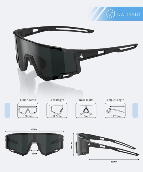 KALIYADI Polarized Kids Sunglasses - UV400 Protection for Boys & Girls Age 6-14 | Perfect for Sports & Outdoor Activities