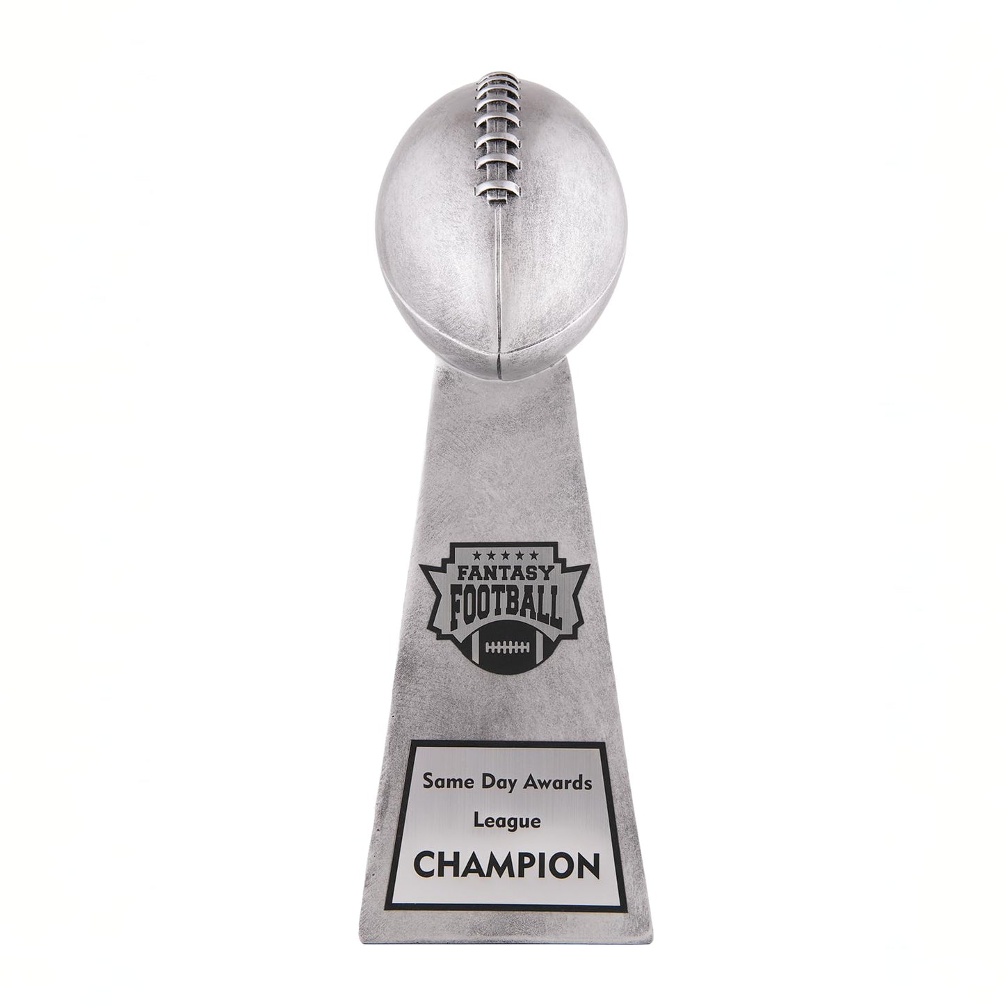 Same Day Awards Lil' Vince Silver Fantasy Football Trophy, 10.75"