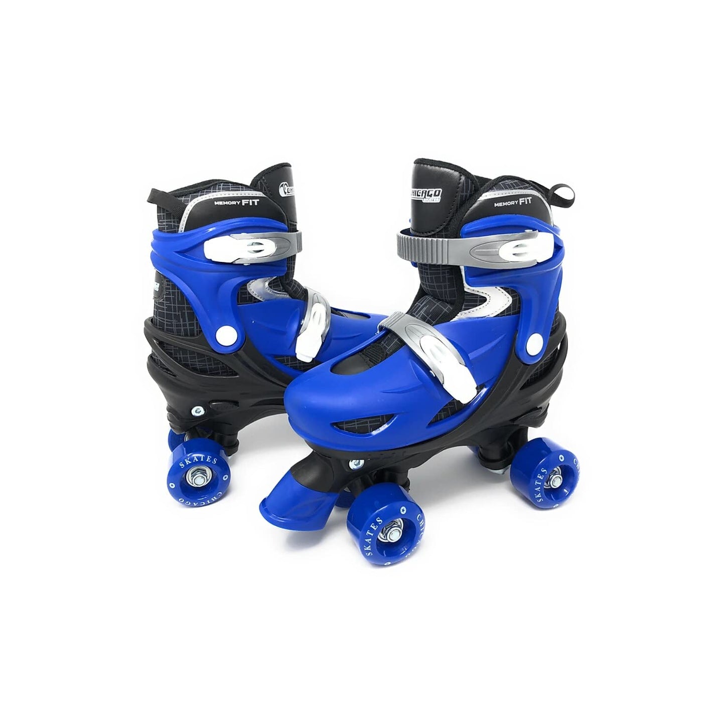 Chicago Roller Skates for Girls & Boys with Protective Gear – Helmet, Knee Pads & Wrist Guards – Durable Top Performance Indoor/Outdoor Use, Safety High Top Boot, 60mm PU Wheels with Secure Buckles