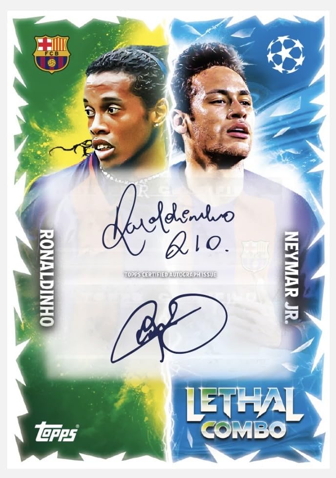 Match Attax Soccer Trading Card Pack - 12 Cards Featuring Top Players