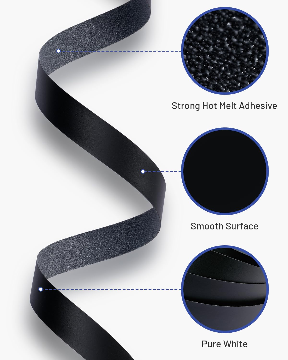 FAKILO Melamine Edge Banding Black 3/4 inch x 25 ft Veneer Edging Easy Application Iron on Edge Banding Tape for Cabinet Plywood Repairs Furniture Restoration