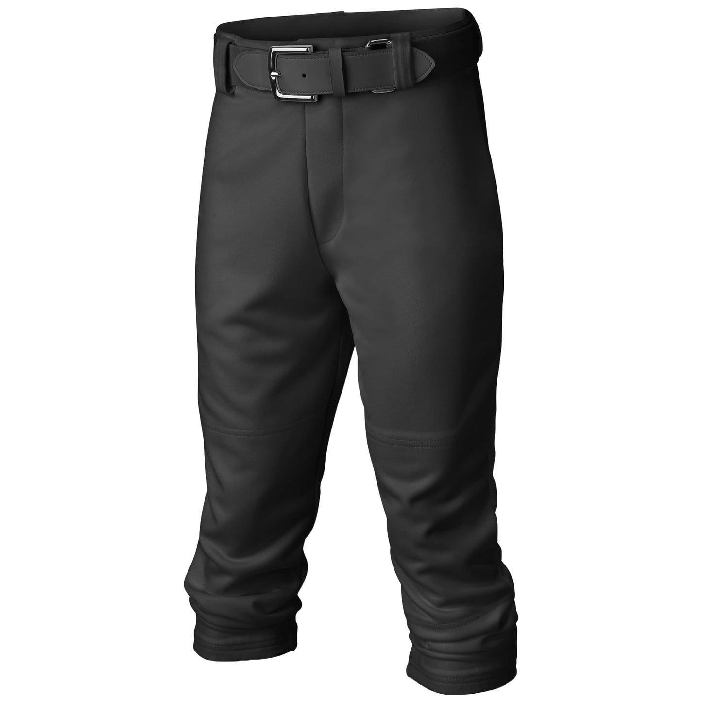 Easton | PRO+ Pull Up Baseball Pant | Youth | Full Length | Elastic Bottom | Youth Black Y S