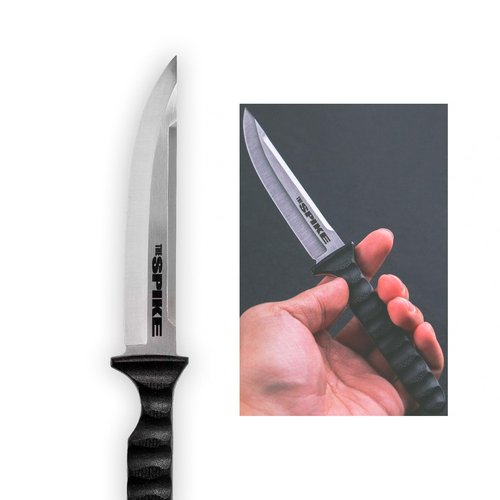 Cold Steel Tokyo Spike Durable Lightweight German 4116 Stainless Steel 4" Fixed Blade Tactical Outdoor Hunting Neck Knife, Textured Griv-Ex Handle, Secure-Ex Sheath