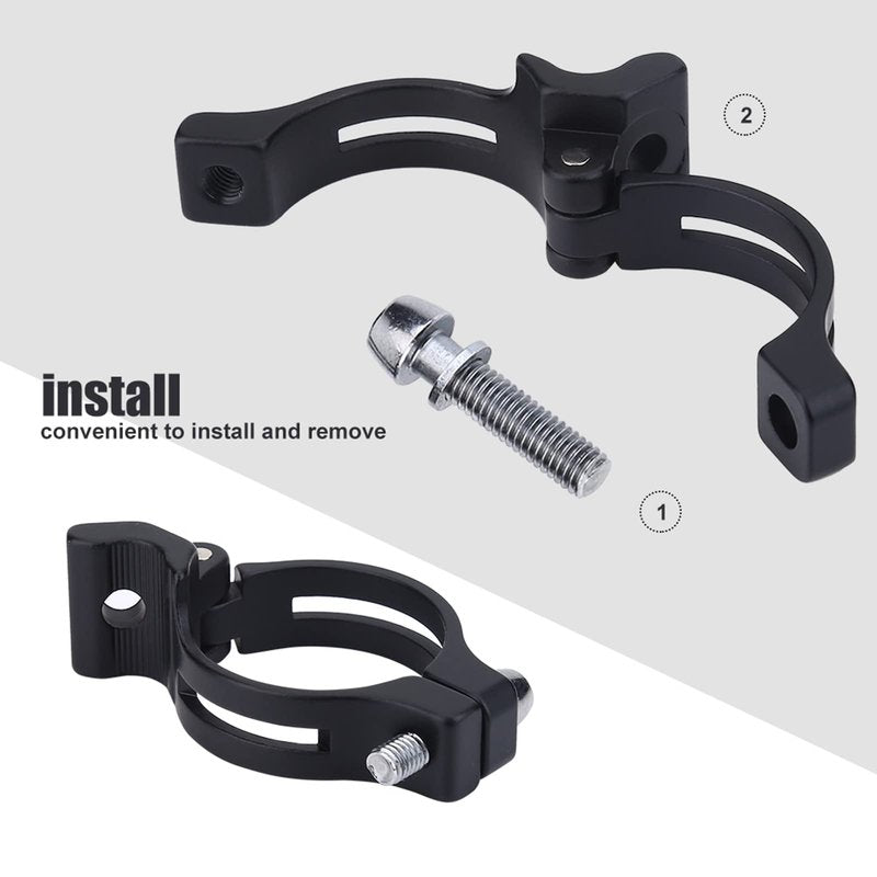 QANYEGN 34.9mm MEIJUN Front Derailleur Clamp, Front Derailleur Adapter Clamp Clip, Cycling Accessory for Road Bike (2 Sizes)