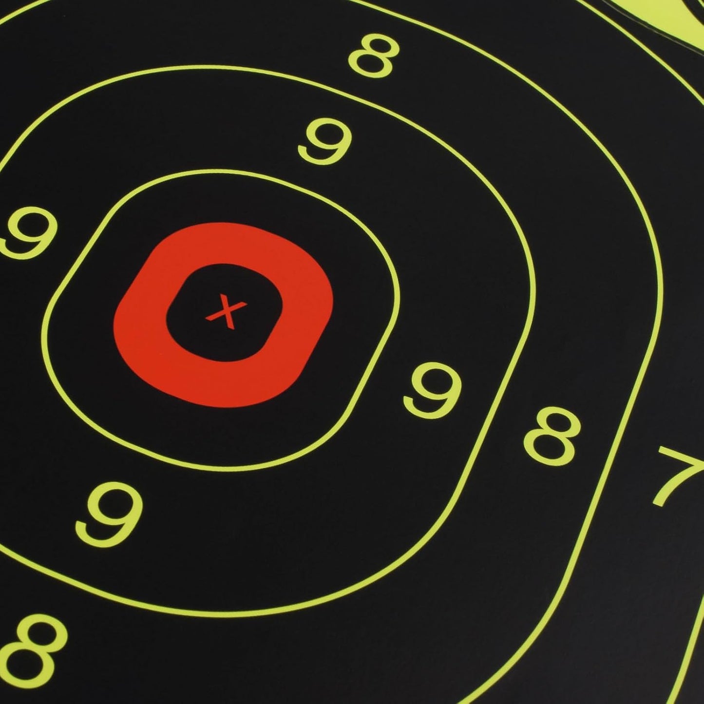 Silhouette Splatter Targets - 12x18 Inch for BB Guns & Airguns | Bright Burst Visibility - 10 Pack