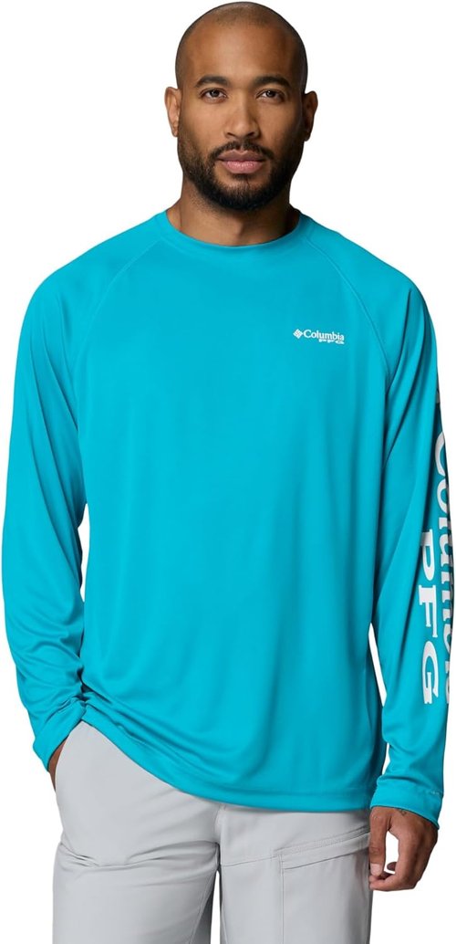 Columbia Men's PFG Terminal Tackle Long Sleeve Fishing Shirt - Quick-Dry Fabric | Lightweight Comfort