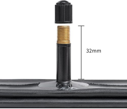 Heavy Duty 26" Bike Tubes by [Brand Name] - 2-Pack AV Schrader Valve for 26x1.75 to 26x2.25 Tires