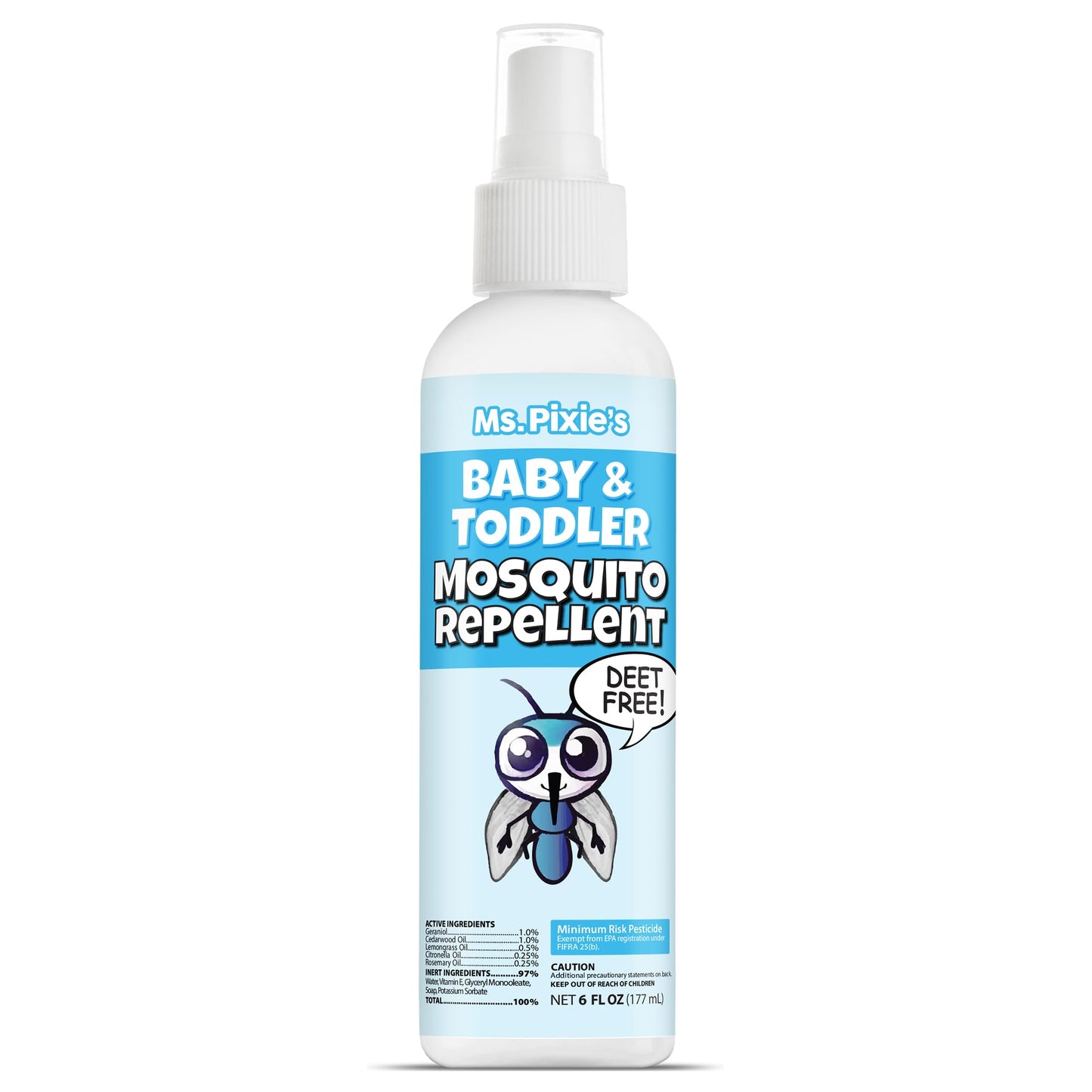 Ms. Pixie’s Baby & Toddler Mosquito Repellent (6 oz)