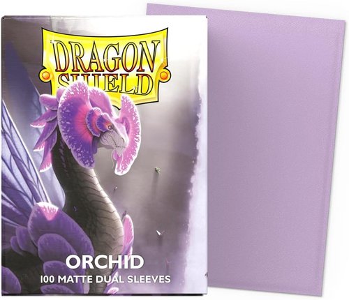 Dragon Shield | Premium Orchid & Eucalyptus TCG Sleeves - 2X 100 CT - Smooth & Tough Protection for Cards