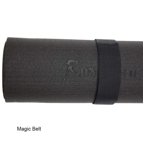 RevTime Large Exercise Mat 6 x 4 feet (72" x 48" x 1/4") 6 mm Thick & High Density Mat for Home Cardio and Yoga Workouts, Durable Gym Floor, Black