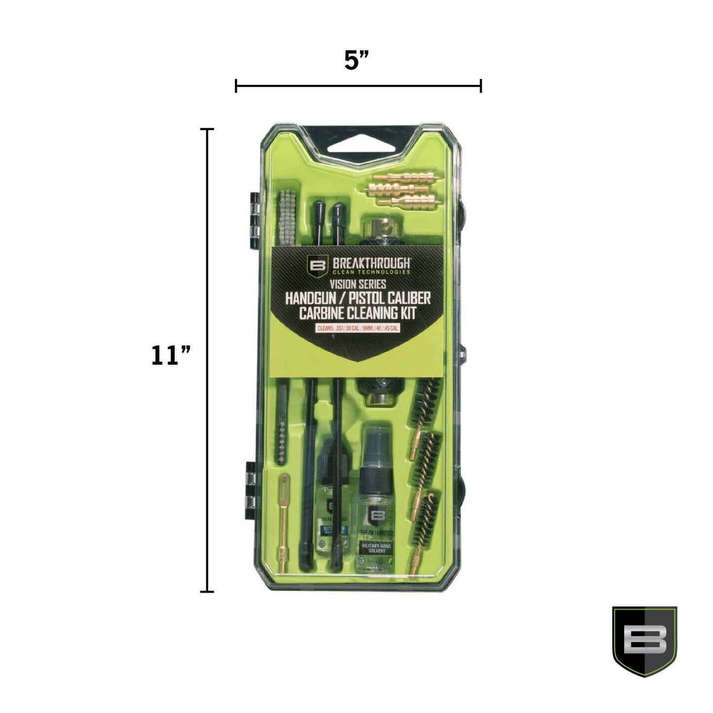 AC ALLEN Handgun/Pistol Caliber Clean Kit-.357/.40/.45 Cal