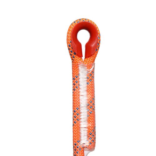 GINEE 10mm Static Rock Climbing Ropes 35FT Outdoor Safety Rope with Carabiner Magnet Fishing Rope Orange Arborist Tree Climb Rescue Grappling Lifeline Escape Descender Abseiling Rope