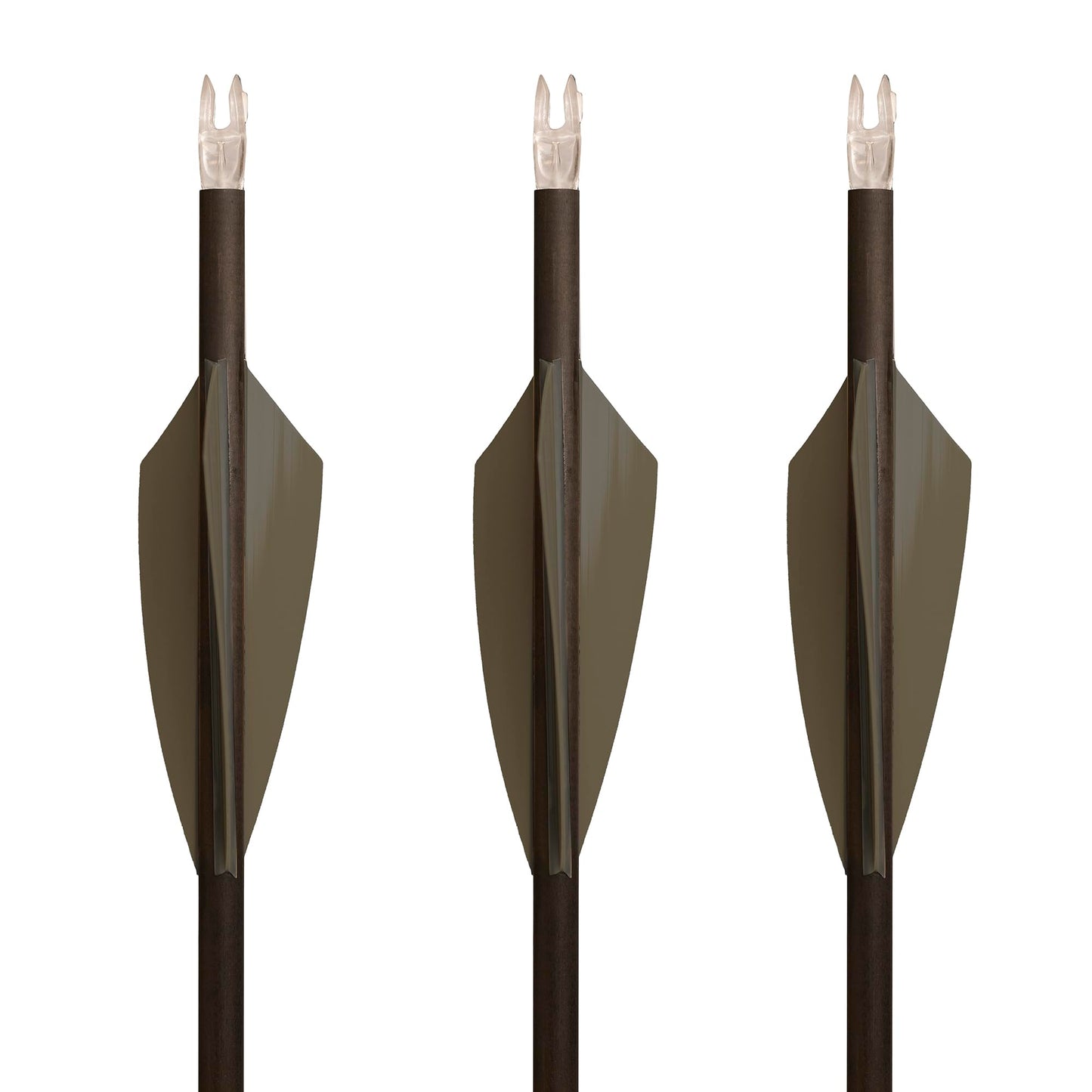 TAC Vanes Driver Arrow Vanes | Archery Fletching for Compound & Crossbow | Durable, Lightweight, High Accuracy, Green 100 Pack