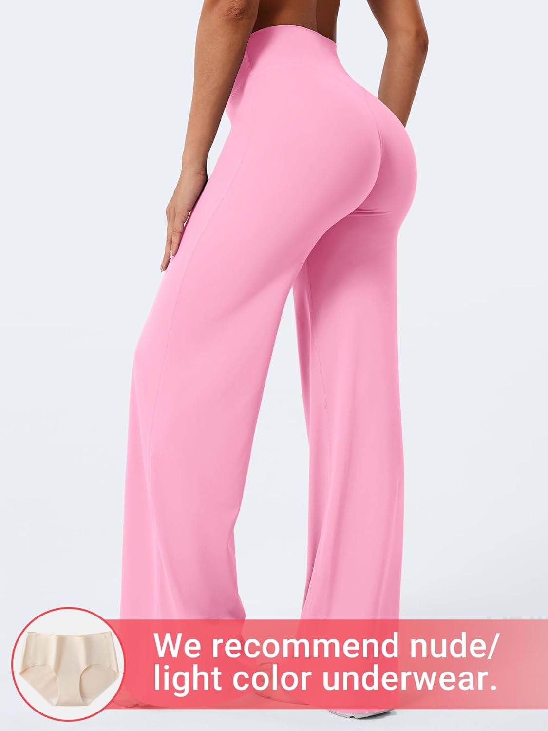 YEOREO High Waist Workout Leggings - No Front Seam, Buttery Soft Yoga Pants | Available in 29"-35" Sizes