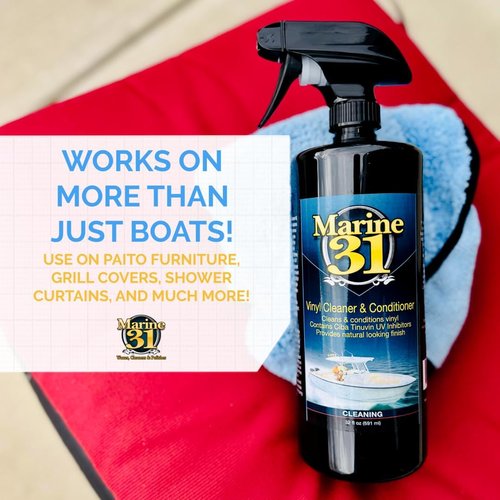 Marine 31 Vinyl Cleaner & Conditioner - Cleans & Protects Against UV Damage | 32 oz, No Sticky Residue