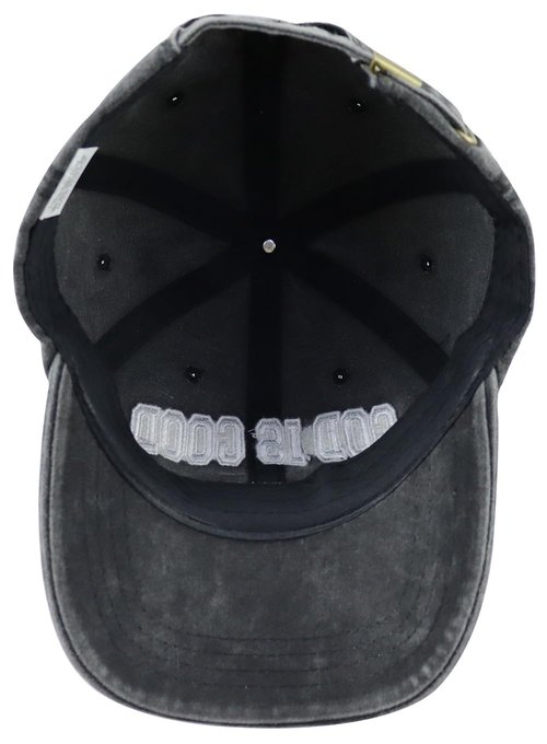 Christian Gifts for Women Men, God is Good Jesus Hat, Religious Faith Baseball Cap, Christmas Birthday Jesus Gifts for Dad Mom Grandpa Grandma Friends Black