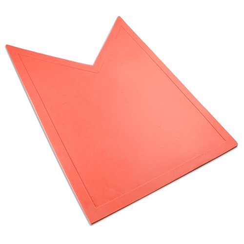 Cannon Sports Home Plate Extension for Slowpitch Softball Baseball T-Ball (25 in x 17 in) (Orange)