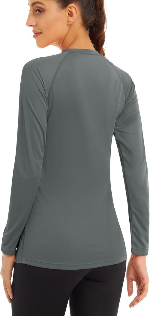 MAGCOMSEN Women's Long Sleeve Sun Protection Shirt - UPF 50+ for Hiking, Fishing & Workouts