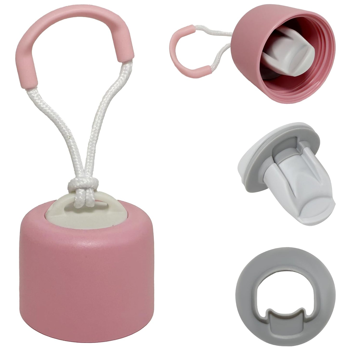 RUIQI MISSJ Replacement Lid for Owala FreeSip Twist Water Bottle,Replacement Accessories for Owala FreeSip Twist 18oz 24oz,Replacement Lid Accessory for Owala,Leak-Proof,BPA-Free(Pink)