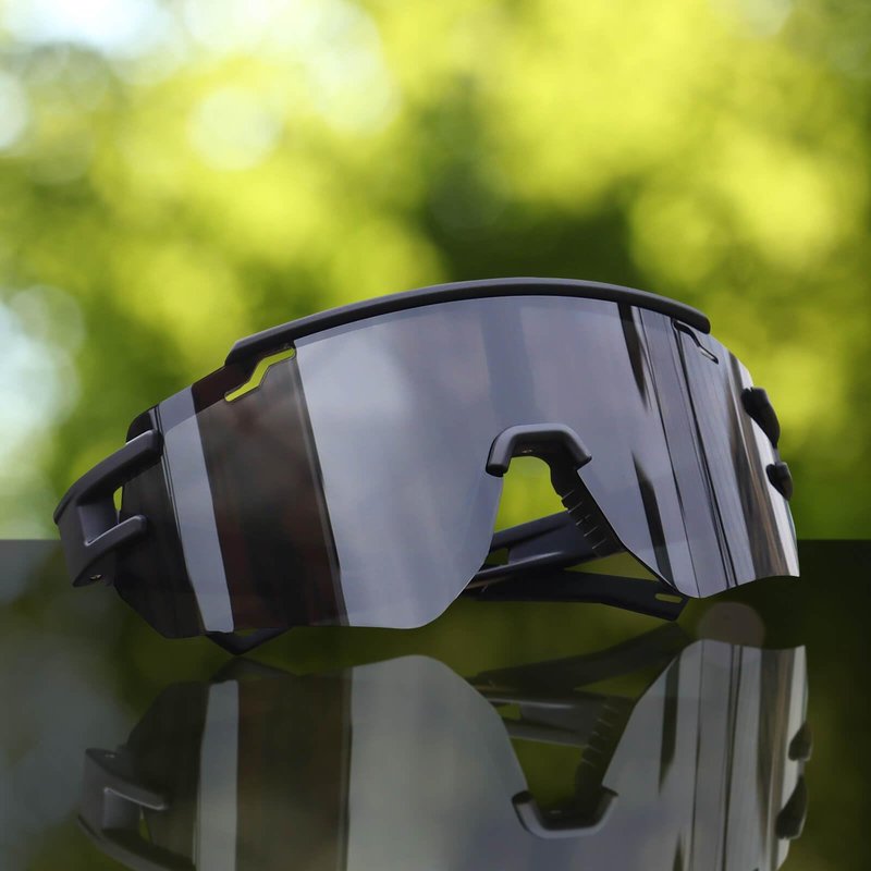 AVV Polarized UV400 Cycling Baseball Sunglasses - Windproof Anti-Fog for Outdoor Sports, Lightweight Frame Men Women Youth