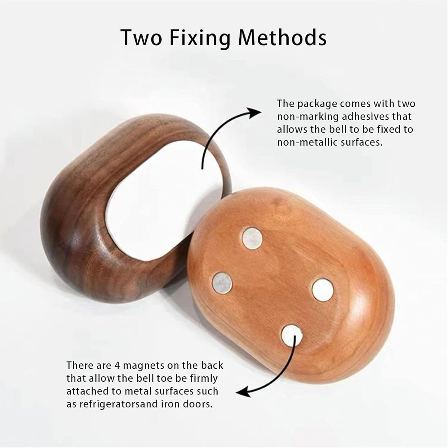 Feylona Door Chime, Wooden Bell for Door Opening