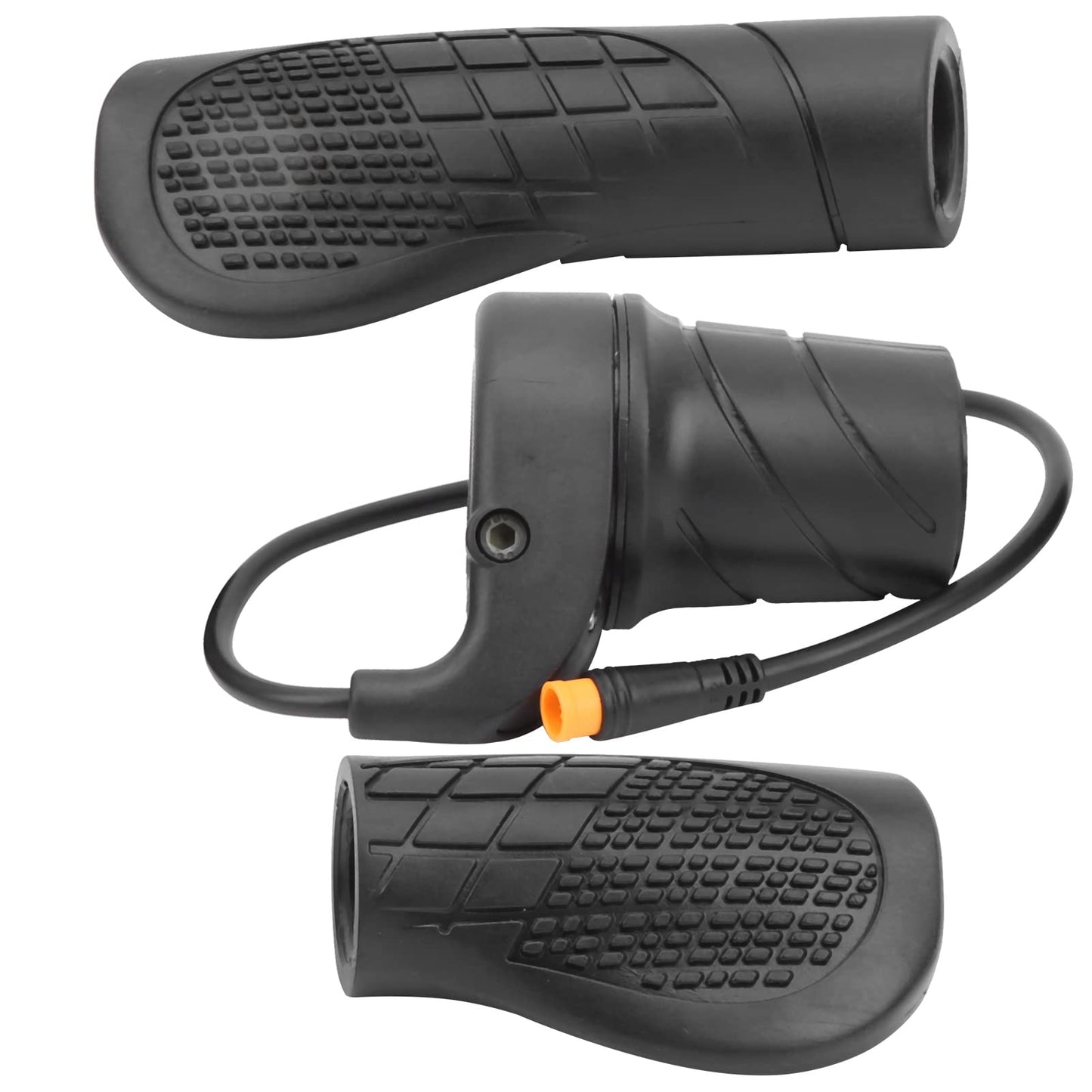 Half Twist Throttle, Waterproof 20X eBike Motor Twist Throttle Handle for Electric Bicycle Mountain Bike Modified Part